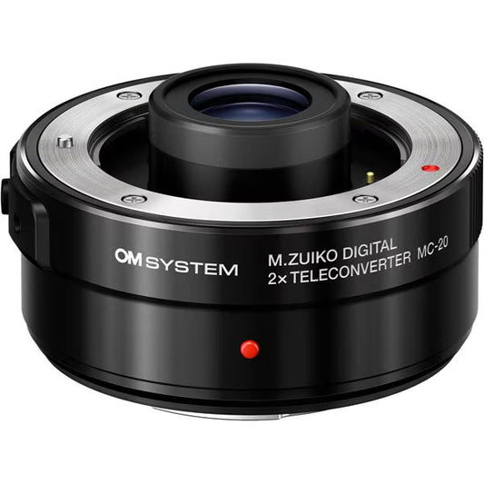 OM SYSTEM MC-20 M.ZUIKO DIGITAL 2x テレコンバーター 2倍 ※欠品：ご注文後、約1ヶ月かかります