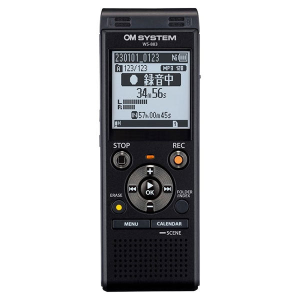 OM SYSTEM WS-883 BLK ICレコーダー ブラック