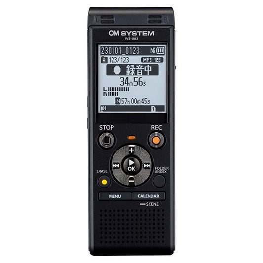 OM SYSTEM WS-883 BLK ICレコーダー ブラック