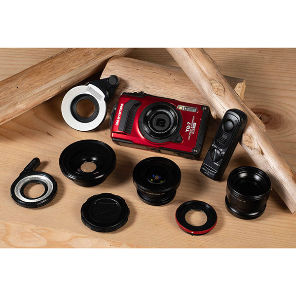 OM SYSTEM コンパクトデジタルカメラ Tough TG-7 レッド