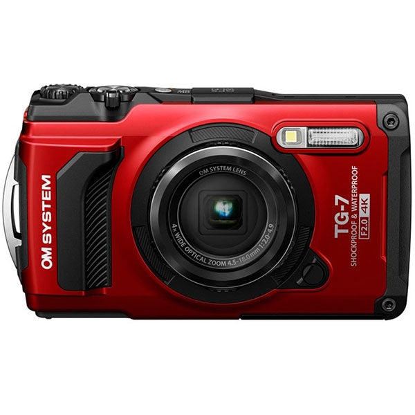 OM SYSTEM コンパクトデジタルカメラ Tough TG-7 レッド