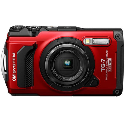 OM SYSTEM コンパクトデジタルカメラ Tough TG-7 レッド