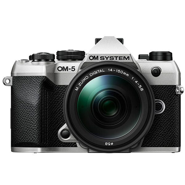 OM SYSTEM デジタル一眼 OM-5 MarkII 14-150mm II レンズキット シルバー ※欠品：約2ヶ月かかります（7/18現在）