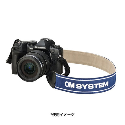 OM SYSTEM CSS-P113 ショルダーストラップ ブルー