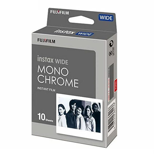 フジフイルム INSTAX WIDE MONOCHROME WW 1 チェキワイド モノクロフィルム 1パック 10枚入り