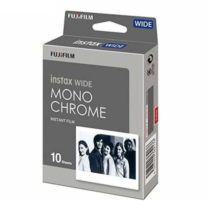 フジフイルム INSTAX WIDE MONOCHROME WW 1 チェキワイド モノクロフィルム 1パック 10枚入り