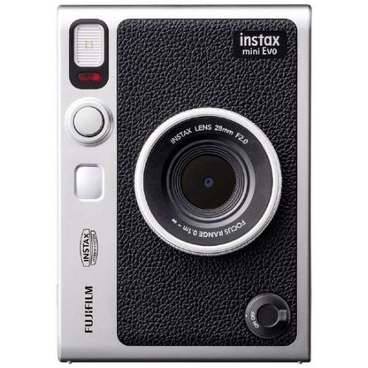 フジフイルム チェキ instax mini Evo BLACK ハイブリッドインスタントカメラ