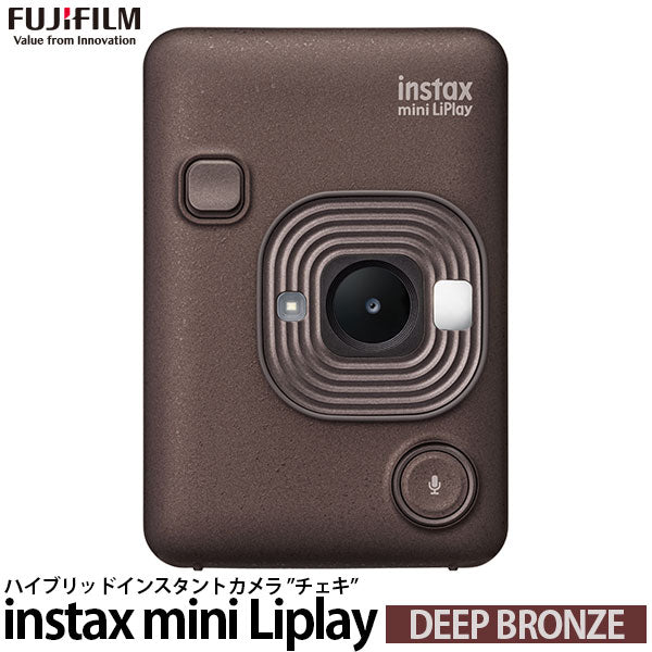 限定カラー FUJIFILM instax mini LiPlay ダークグレー instax mini LiPlay ダークグレイ 本体 dark gray