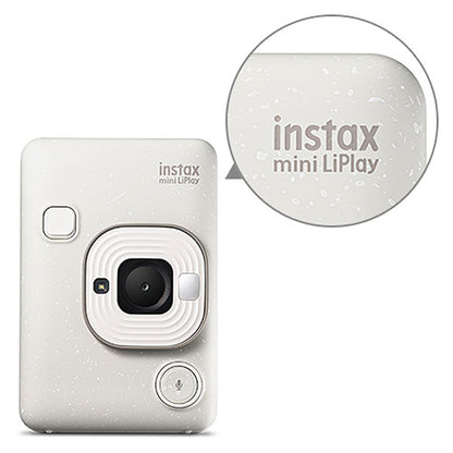 フジフイルム ハイブリッドインスタントカメラ チェキ instax mini LiPlay ミスティーホワイト