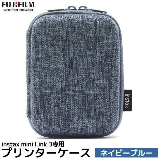 フジフイルム チェキ instax mini Link 3専用ケース ネイビーブルー