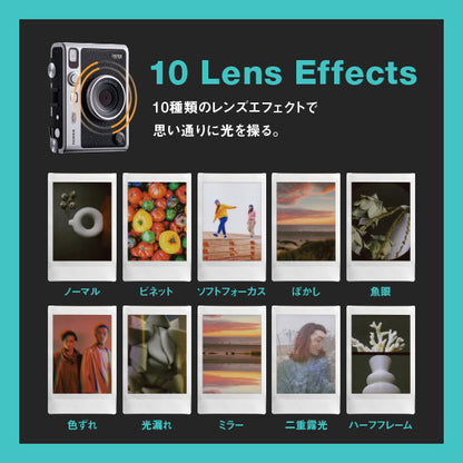 フジフイルム チェキ instax mini Evo GENTLE ROSE ハイブリッドインスタントカメラ