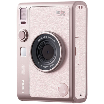 フジフイルム チェキ instax mini Evo GENTLE ROSE ハイブリッドインスタントカメラ