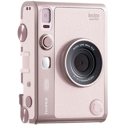 フジフイルム チェキ instax mini Evo GENTLE ROSE ハイブリッドインスタントカメラ