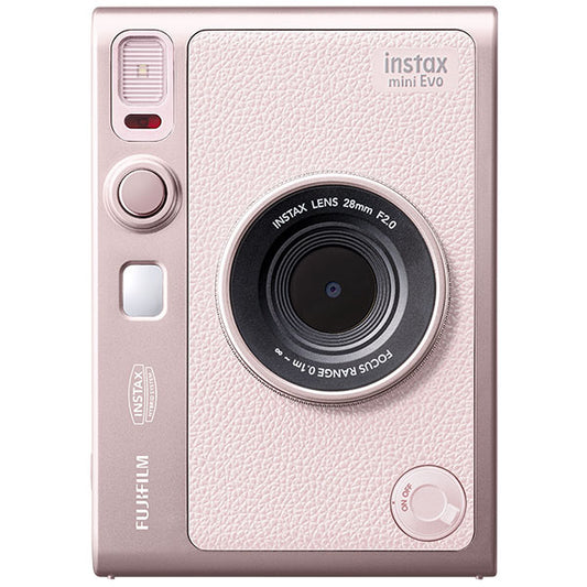 フジフイルム チェキ instax mini Evo GENTLE ROSE ハイブリッドインスタントカメラ