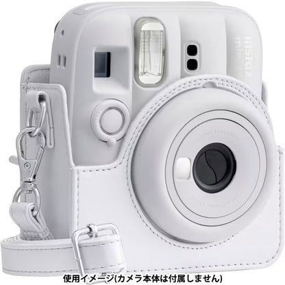 フジフイルム instax mini 13用カメラケース ホワイト