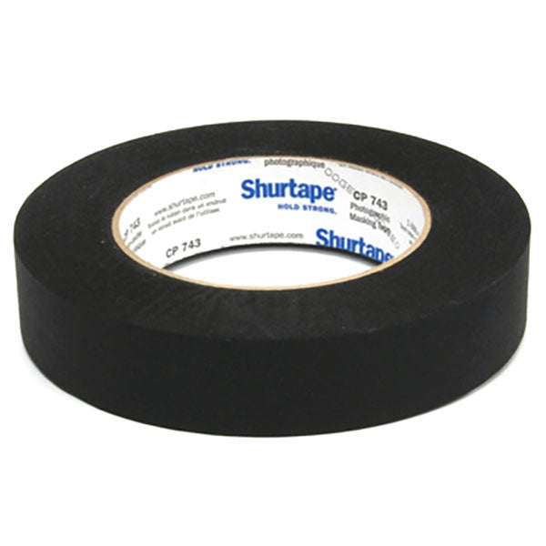 銀一 Shurtape CP-743 シュアーテープ 1インチ ブラック 25mm幅×55m