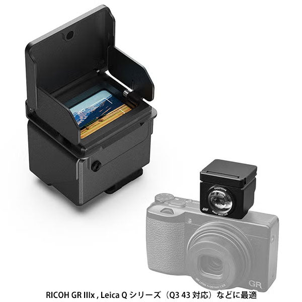 CHI JWF13B SIGHT ウエストレベルファインダー 40mm ブラック ※欠品：8月下旬以降の発送予定（7/30現在）