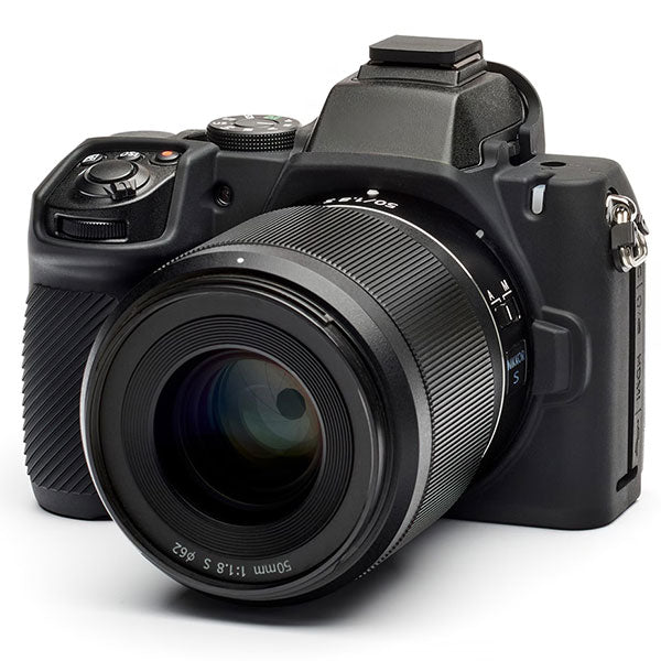 ジャパンホビーツール シリコンカメラケース イージーカバー Nikon Z50II用 液晶保護フィルム付 ブラック