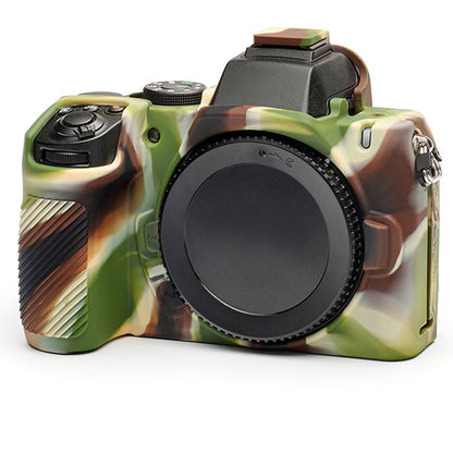 ジャパンホビーツール シリコンカメラケース イージーカバー Nikon Z50II用 液晶保護フィルム付 カモフラージュ
