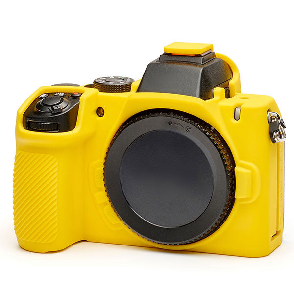 ジャパンホビーツール シリコンカメラケース イージーカバー Nikon Z50II用 液晶保護フィルム付 イエロー