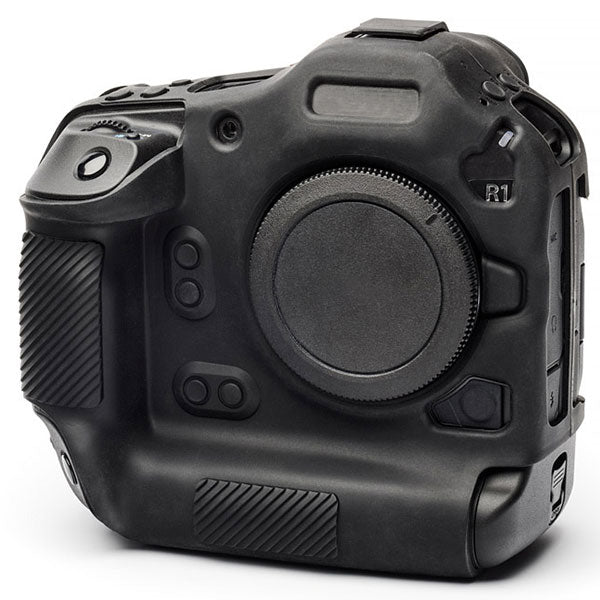 ジャパンホビーツール シリコンカメラケース イージーカバー Canon EOS R1用 液晶保護フィルム付 ブラック