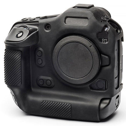 ジャパンホビーツール シリコンカメラケース イージーカバー Canon EOS R1用 液晶保護フィルム付 ブラック