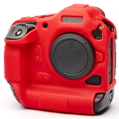 ジャパンホビーツール シリコンカメラケース イージーカバー Canon EOS R1用 液晶保護フィルム付 レッド