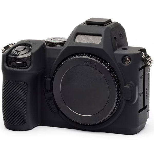 ジャパンホビーツール シリコンカメラケース イージーカバー Nikon Z5 II用 ブラック 液晶保護フィルム付 【メール便 送料無料】