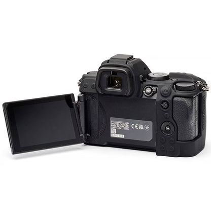 ジャパンホビーツール シリコンカメラケース イージーカバー Nikon Z5 II用 ブラック 液晶保護フィルム付 【メール便 送料無料】