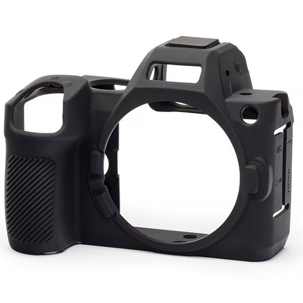 ジャパンホビーツール シリコンカメラケース イージーカバー Nikon Z5 II用 ブラック 液晶保護フィルム付 【メール便 送料無料】