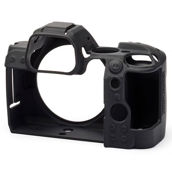 ジャパンホビーツール シリコンカメラケース イージーカバー Nikon Z5 II用 ブラック 液晶保護フィルム付 【メール便 送料無料】