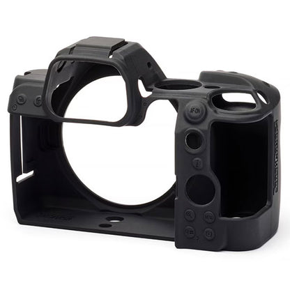 ジャパンホビーツール シリコンカメラケース イージーカバー Nikon Z5 II用 ブラック 液晶保護フィルム付 【メール便 送料無料】