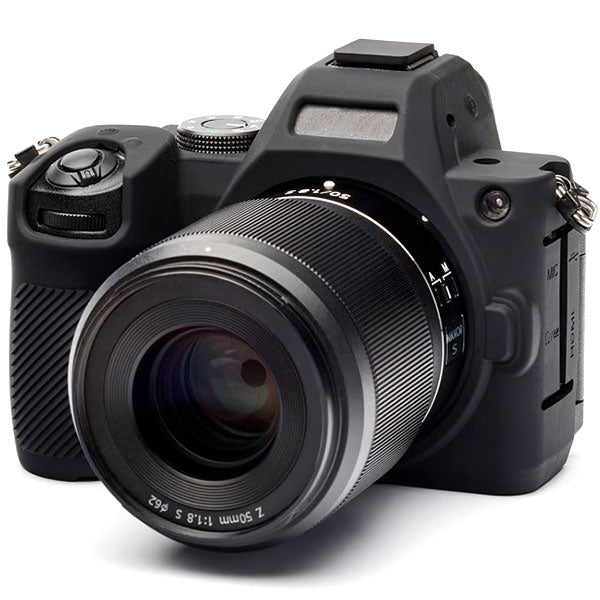 ジャパンホビーツール シリコンカメラケース イージーカバー Nikon Z5 II用 ブラック 液晶保護フィルム付 【メール便 送料無料】