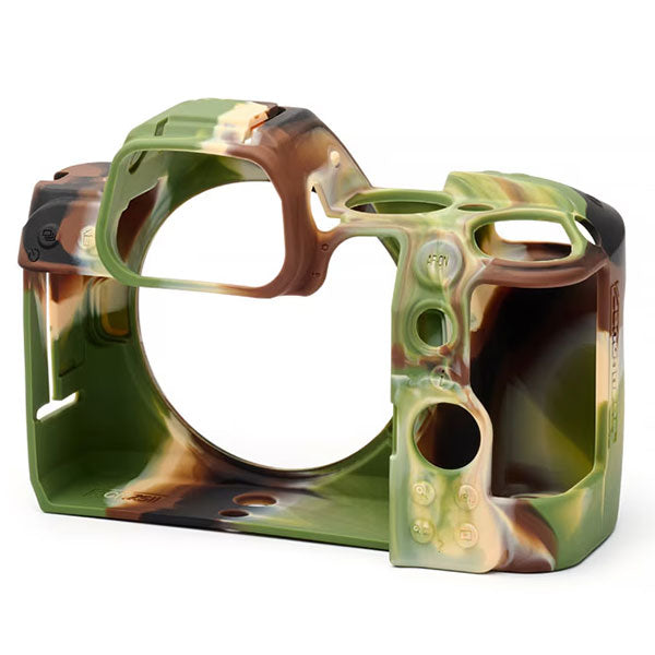 ジャパンホビーツール シリコンカメラケース イージーカバー Nikon Z5 II用 カモフラージュ 液晶保護フィルム付 【メール便 送料無料】