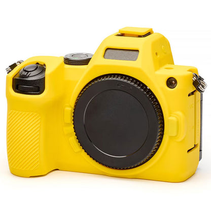 ジャパンホビーツール シリコンカメラケース イージーカバー Nikon Z5 II用 イエロー 液晶保護フィルム付 【メール便 送料無料】
