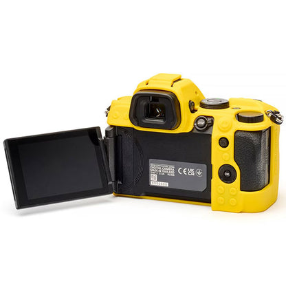 ジャパンホビーツール シリコンカメラケース イージーカバー Nikon Z5 II用 イエロー 液晶保護フィルム付 【メール便 送料無料】