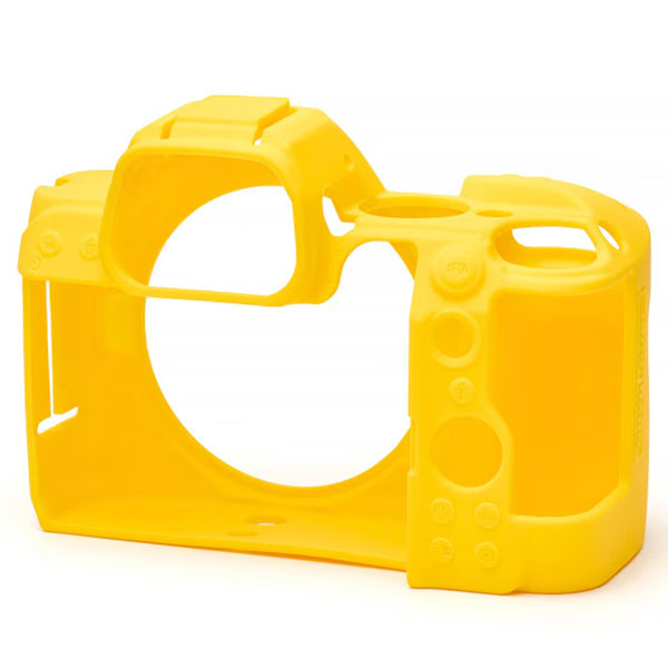 ジャパンホビーツール シリコンカメラケース イージーカバー Nikon Z5 II用 イエロー 液晶保護フィルム付 【メール便 送料無料】