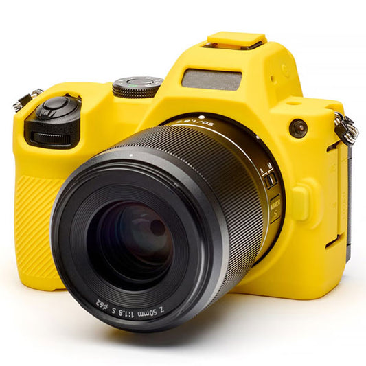 ジャパンホビーツール シリコンカメラケース イージーカバー Nikon Z5 II用 イエロー 液晶保護フィルム付 【メール便 送料無料】
