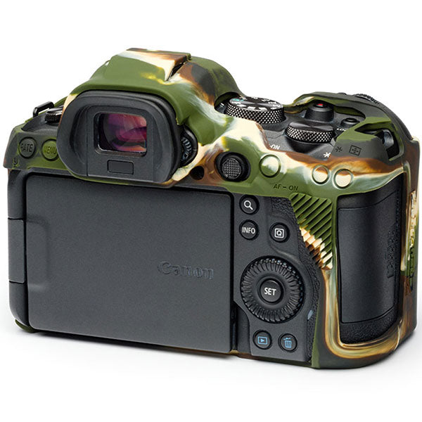 ジャパンホビーツール イージーカバー キヤノン EOS R6 Mark III / R6 Mark II / R6 / R5 用 カモフラージュ 液晶保護フィルム付