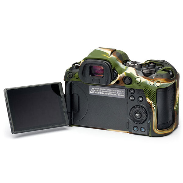 ジャパンホビーツール イージーカバー キヤノン EOS R6 Mark III / R6 Mark II / R6 / R5 用 カモフラージュ 液晶保護フィルム付