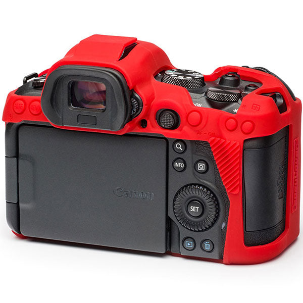 ジャパンホビーツール イージーカバー キヤノン EOS R6 Mark III / R6 Mark II / R6 / R5 用 レッド 液晶保護フィルム付