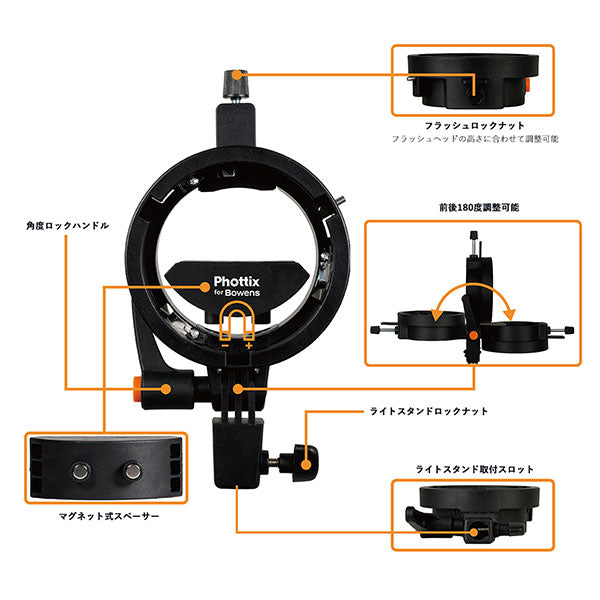 Phottix PXBMA ボーエンズマウントアダプター