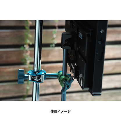 9.SOLUTIONS 9.XS1006A セイバー クランプ ミニ スタッド付き グレー
