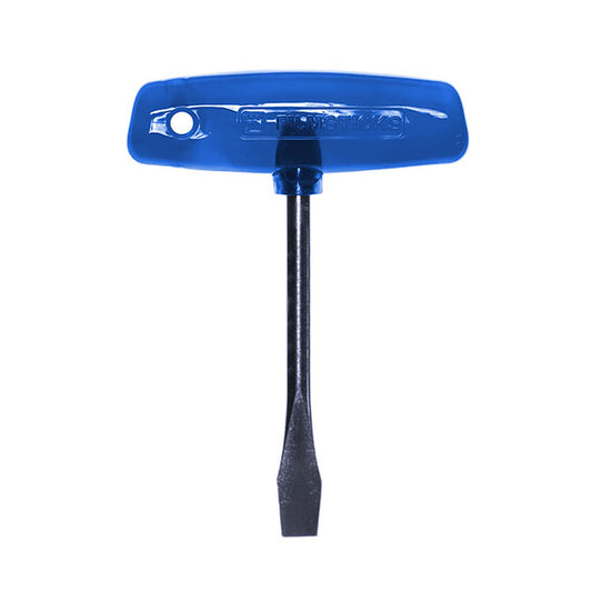フィルムスティックス FTHANDLE-SD-L-BLUE Tハンドルスロテッドスクリュードライバー 10mm 長軸タイプ ブルー