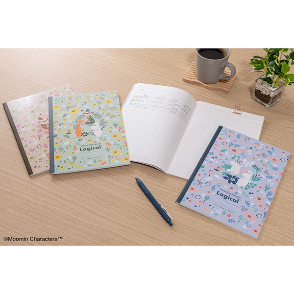 ナカバヤシ NCB519A-5P スイング・ロジカルノート/セミB5/A罫/ムーミン/ブルームシリーズ/5冊パック