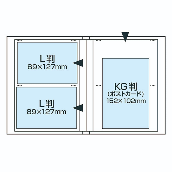 ナカバヤシ アカ-E3PL-80-P イージーストッカー3 L版2段80枚 ピンク