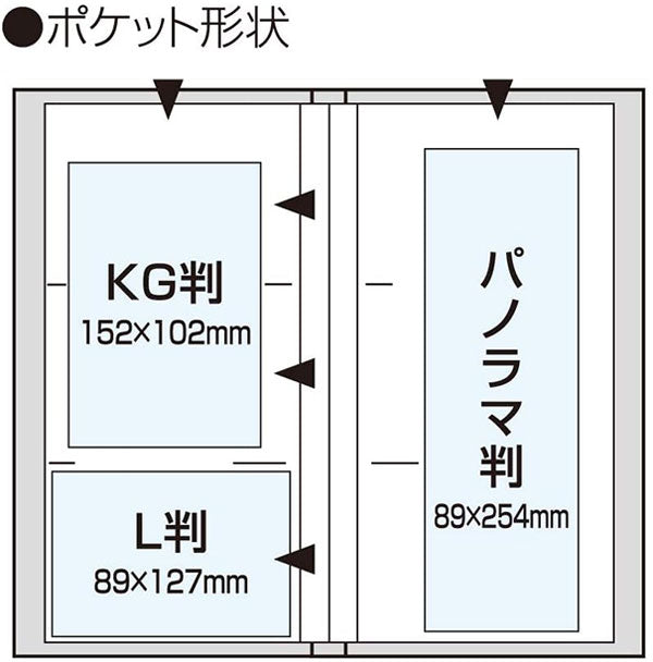 ナカバヤシ PMX-120-9 PMXポケットアルバム L判3段120枚 すみっコぐらし