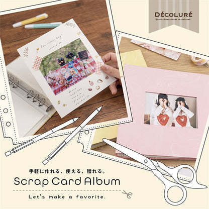 ナカバヤシ A-SCY-120-B デコルーレ スクラップカードアルバム サボンブルー