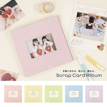 ナカバヤシ A-SCY-120-B デコルーレ スクラップカードアルバム サボンブルー