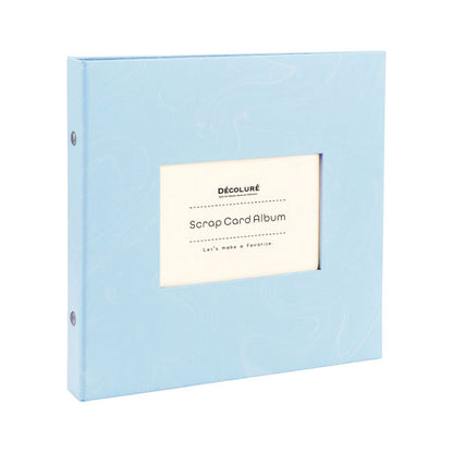 ナカバヤシ A-SCY-120-B デコルーレ スクラップカードアルバム サボンブルー